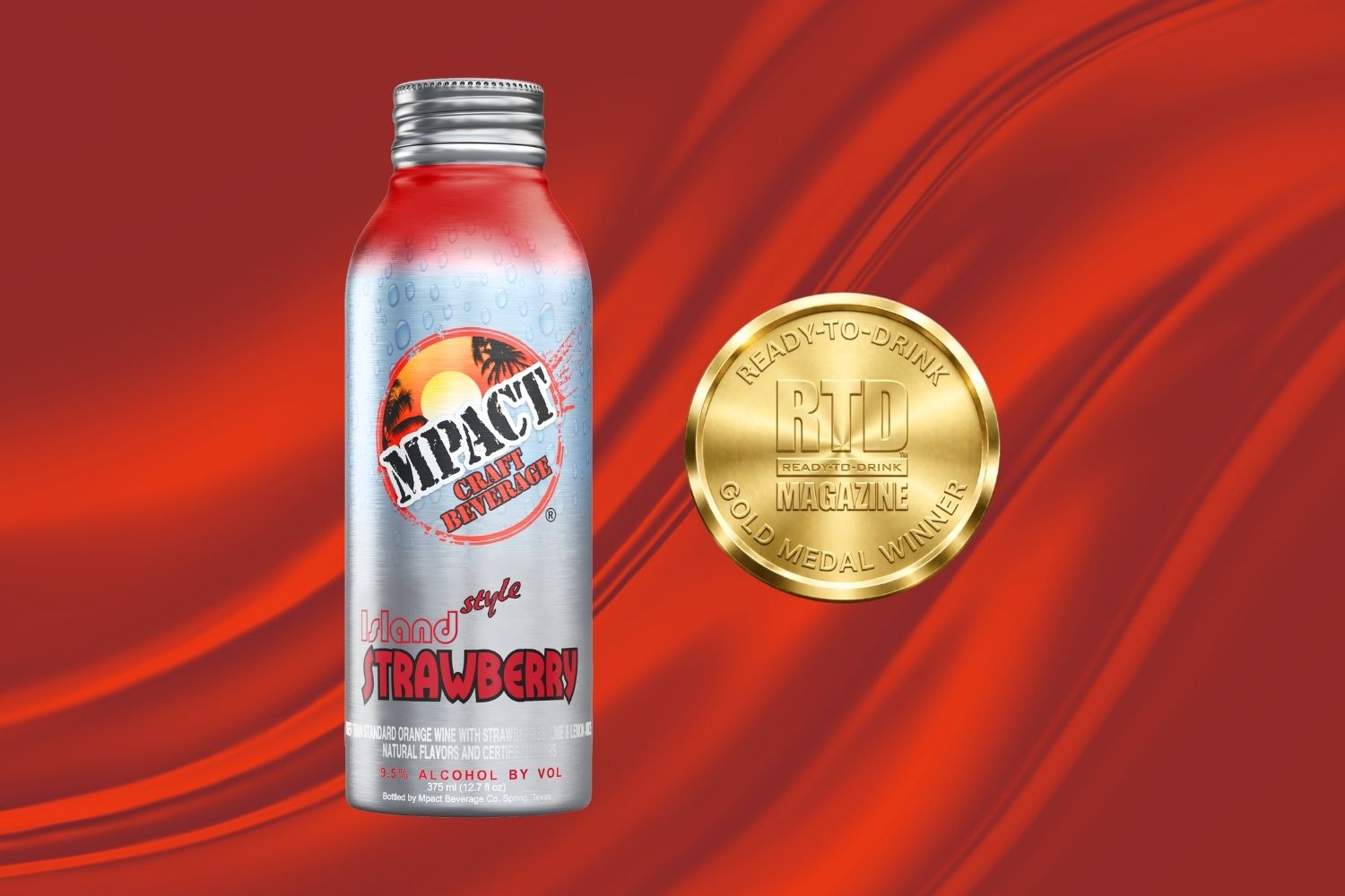 Mpact Beverage Co. Island Style Strawberry Canned Cocktail