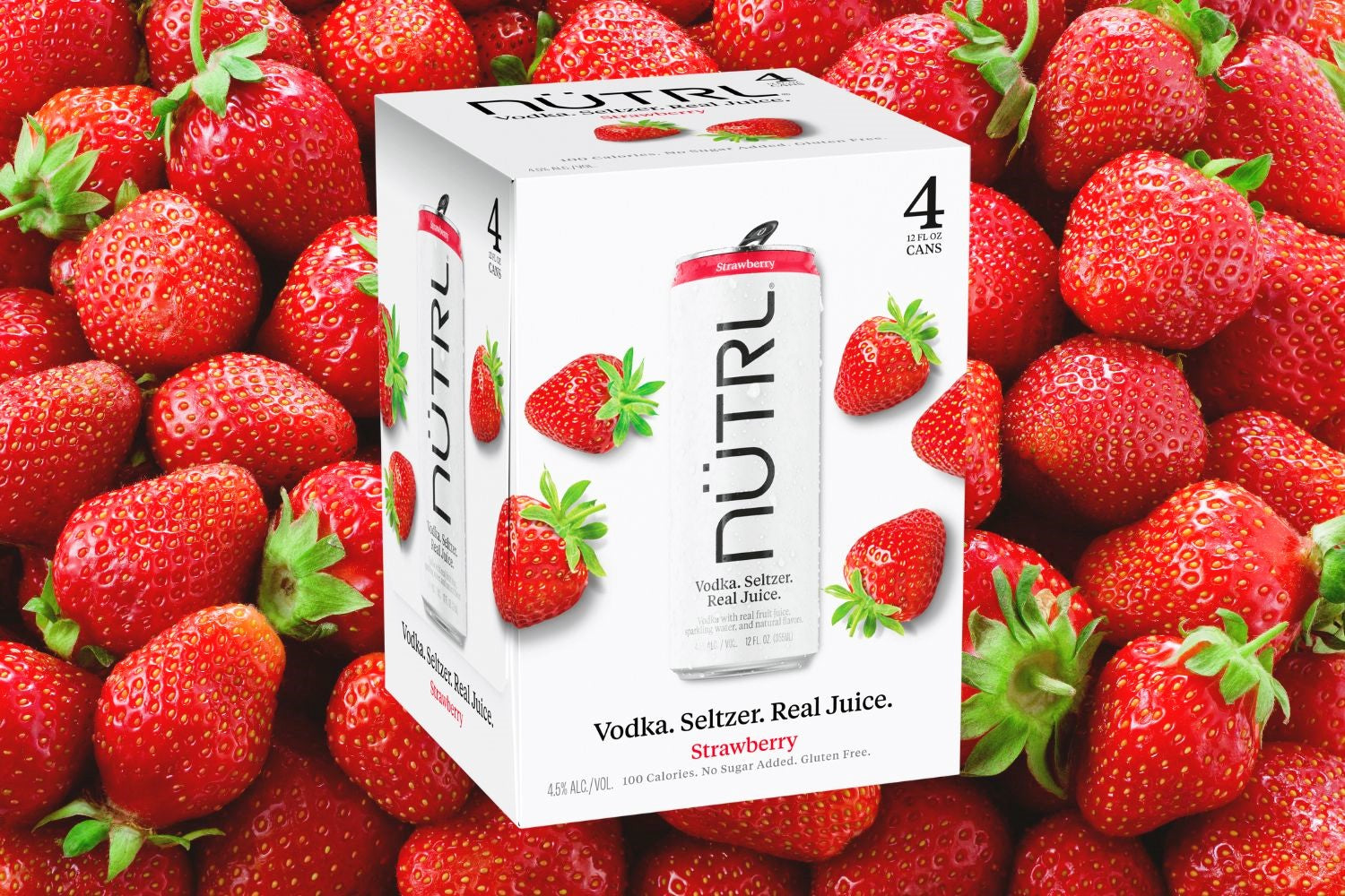 NÜTRL Vodka Seltzer New Strawberry Flavor For Spring & Summer Sipping ...