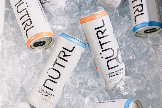 NÜTRL Vodka Seltzer Blueberry & Peach