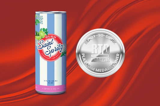 Saint Spritz Hugo Canned Italian Spritz Cocktail