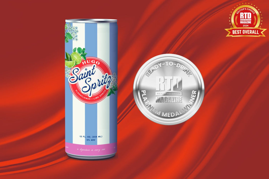 Saint Spritz Hugo Canned Italian Spritz Cocktail