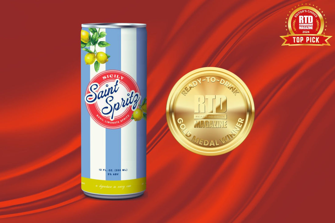 Saint Spritz Sicily Canned Italian Spritz Cocktail