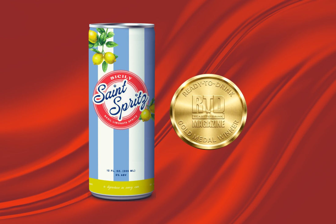 Saint Spritz Sicily Canned Italian Spritz Cocktail