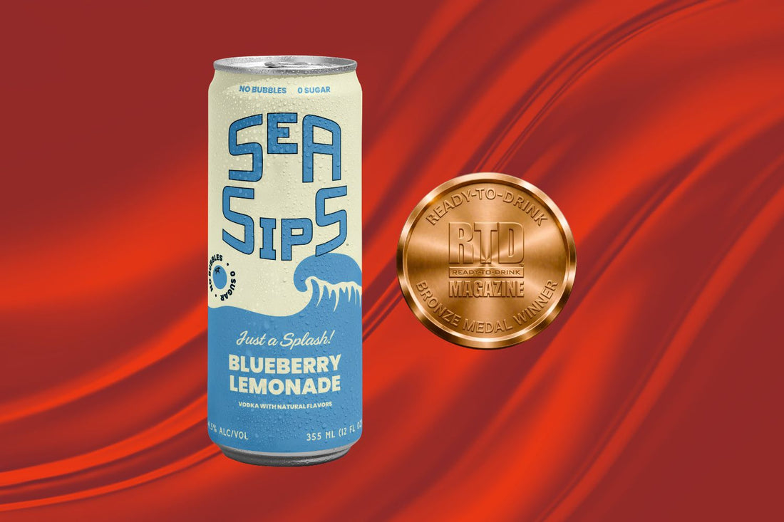 Sea Sips Blueberry Vodka Lemonade