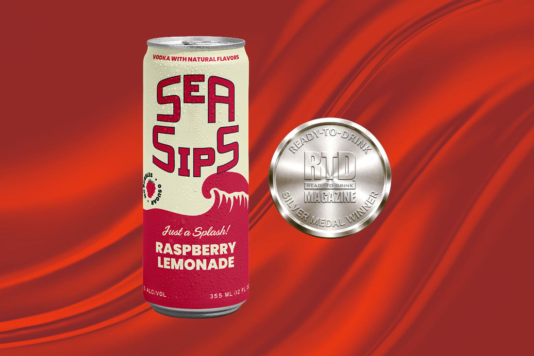 Sea Sips Raspberry Vodka Lemonade