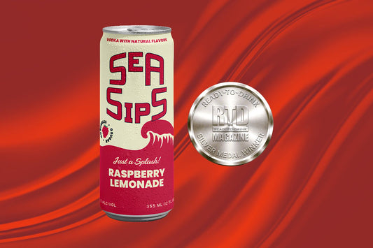 Sea Sips Raspberry Vodka Lemonade