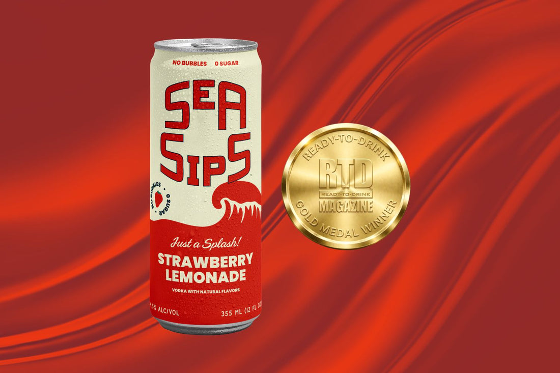 Sea Sips Strawberry Vodka Lemonade