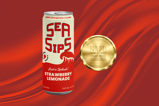 Sea Sips Strawberry Vodka Lemonade