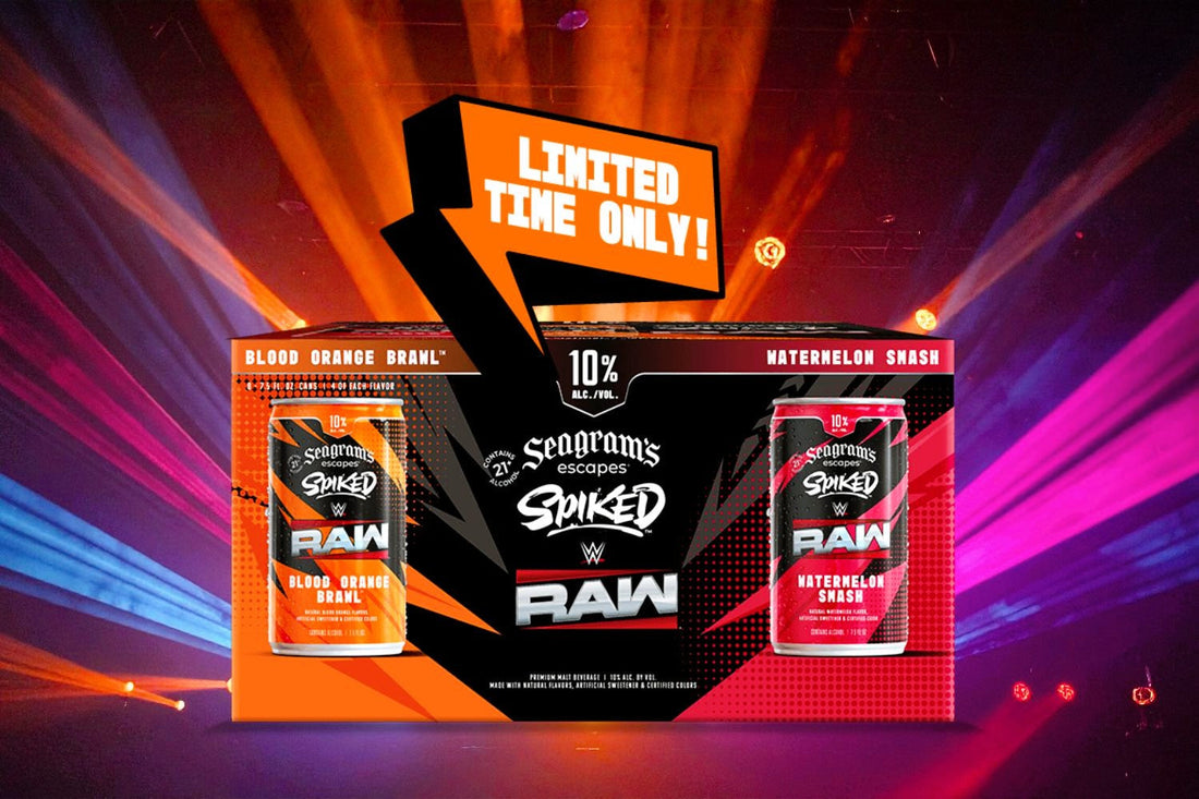 Seagram's Spiked WWE RAW Mini Cans