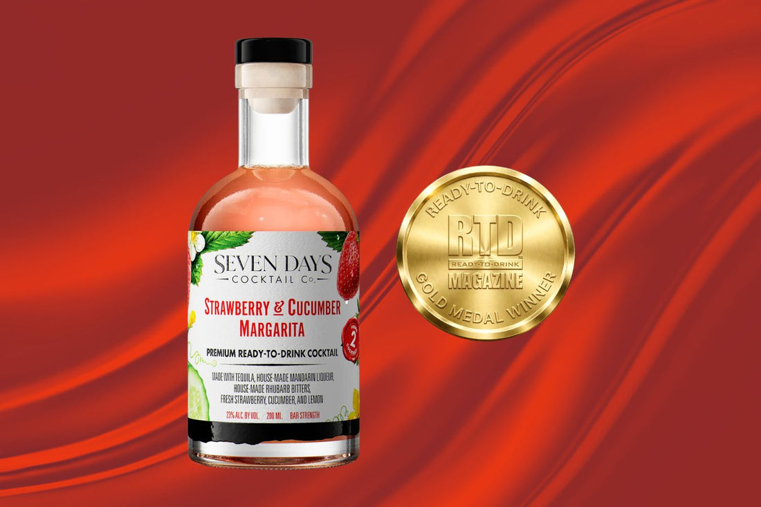 Seven Days Cocktail Co. Strawberry Cucumber Margarita