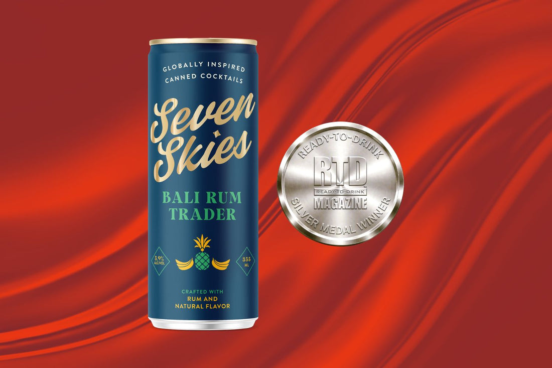 Seven Skies Bali Rum Trader Canned Cocktail