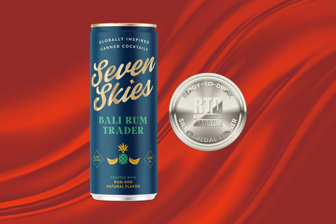 Seven Skies Bali Rum Trader Canned Cocktail