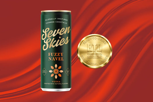 Seven Skies Fuzzy Navel Canned Cocktail