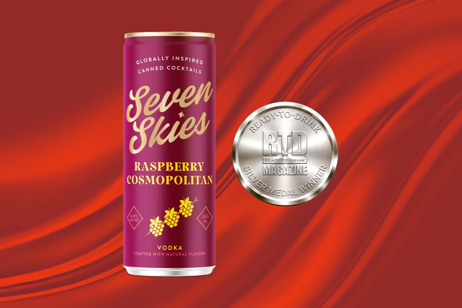 Seven Skies Raspberry Cosmopolitan Canned Cocktail Review