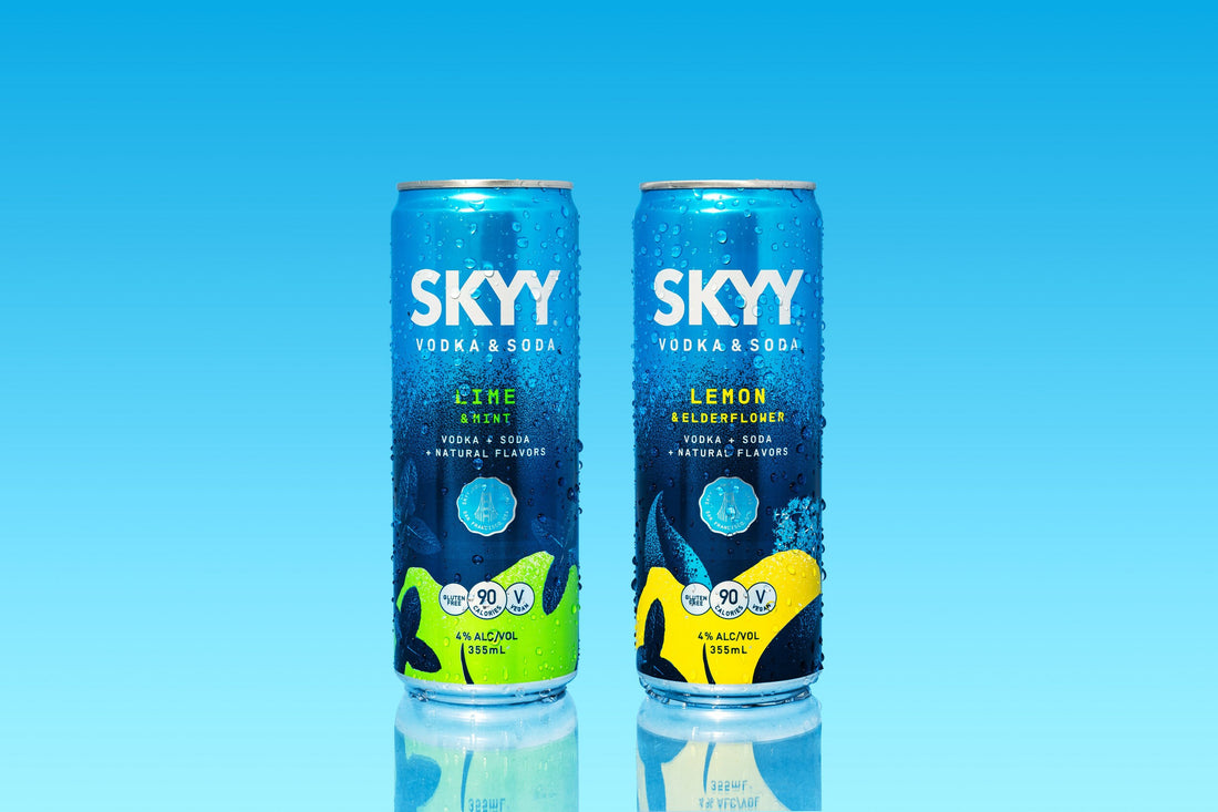 SKYY Vodka & Soda Canned Cocktails