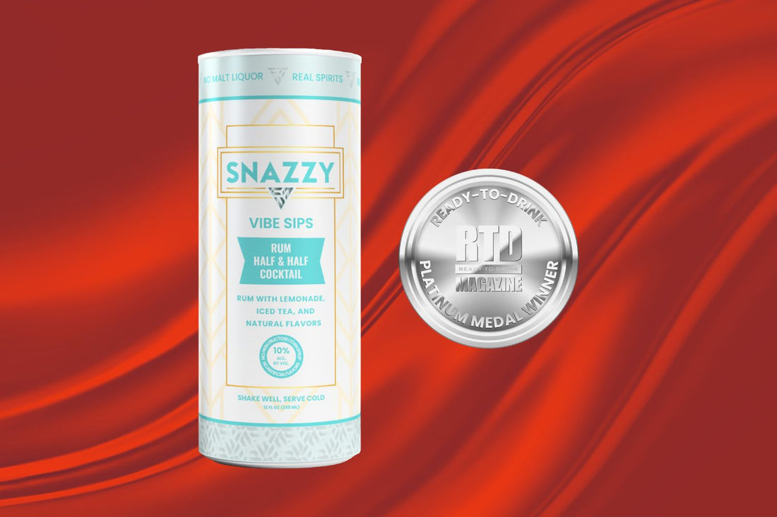 Snazzy Vibe Sips Rum Lemonade + Iced Tea Cocktail
