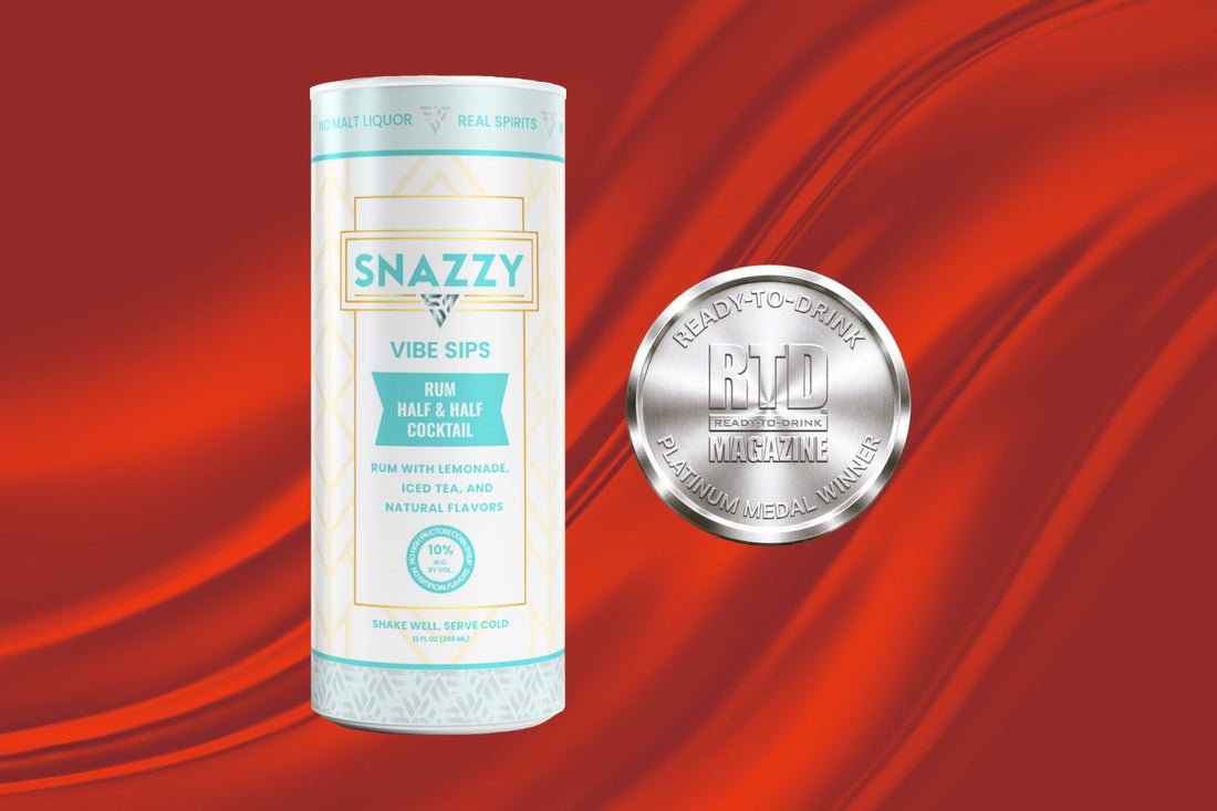 Snazzy Vibe Sips Rum Lemonade + Iced Tea Cocktail