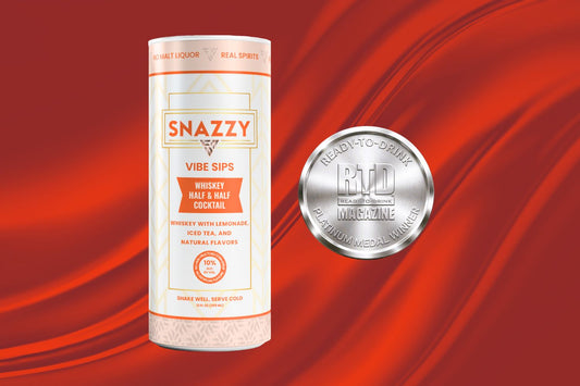 Snazzy Vibe Sips Whiskey Lemonade + Iced Tea Cocktail
