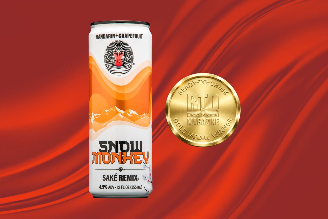 Snow Monkey Mandarin + Grapefruit Canned Saké Cocktail