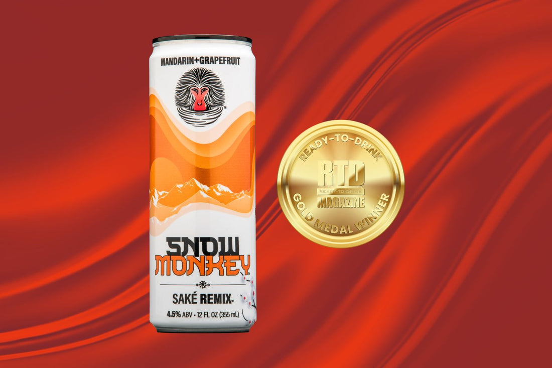 Snow Monkey Madnarin + Grapefruit Canned Saké Cocktail