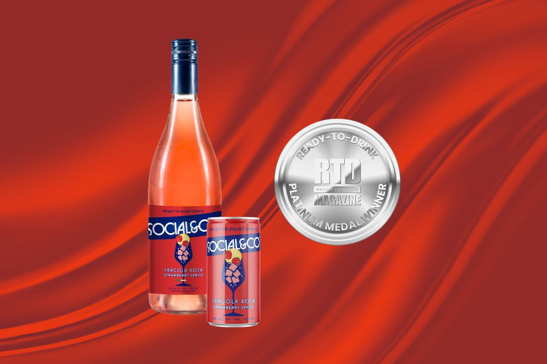 Social & Co. Italian Style Strawberry Spritz