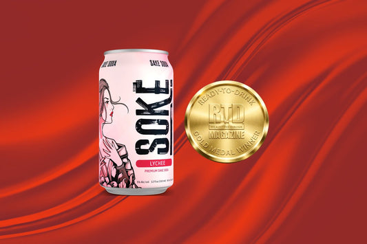 Soke Cocktails Lychee Sake Soda