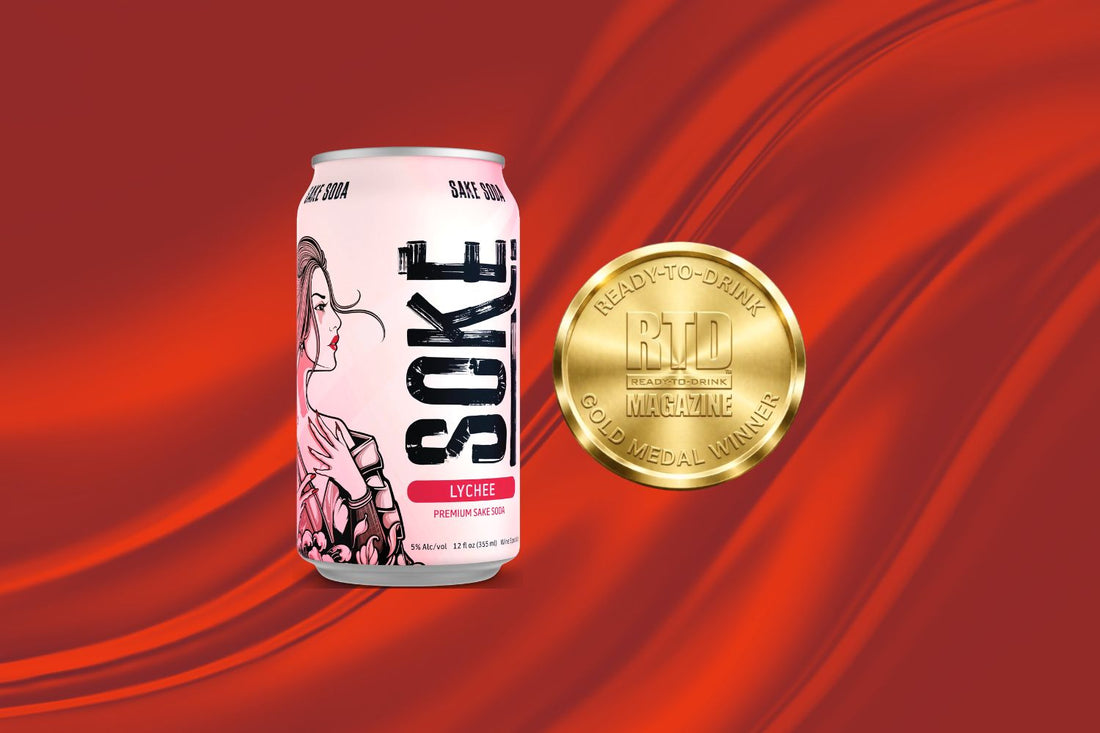 Soke Cocktails Lychee Sake Soda