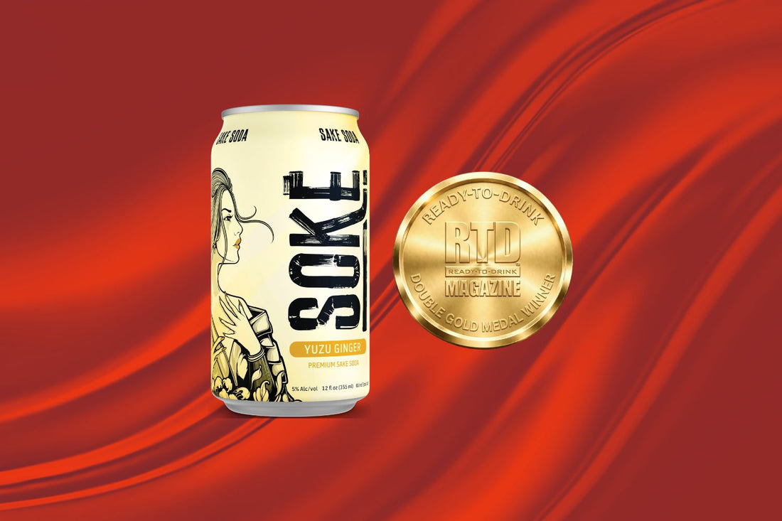 Soke Cocktails Yuzu Ginger Sake Soda