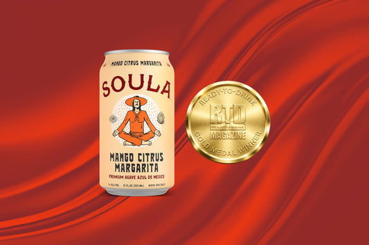 Soula Cocktails Mango Citrus Margarita Agave Wine Cocktail
