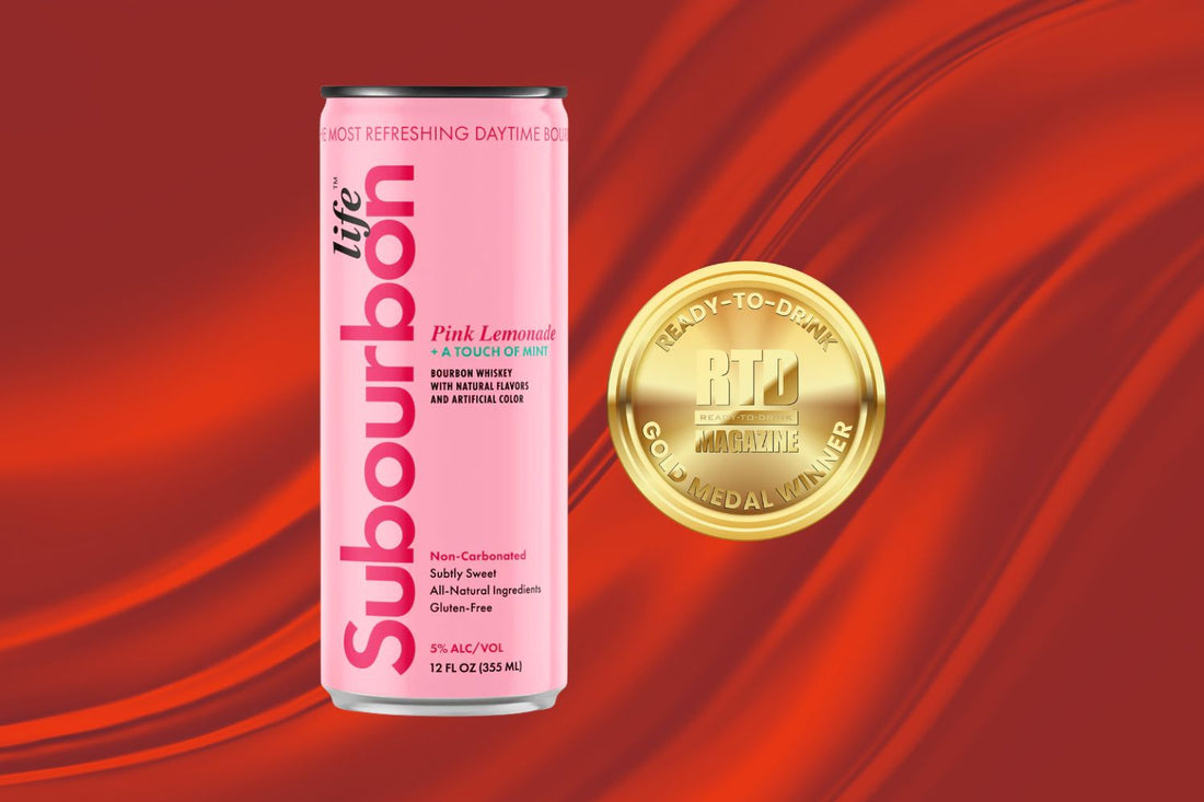 Subourbon Life Bourbon Pink Lemonade Canned Cocktail