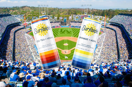 Surfside’s RTD Canned Cocktails Are The Official Hard Tea & Hard Lemonade of the Los Angeles Dodgers