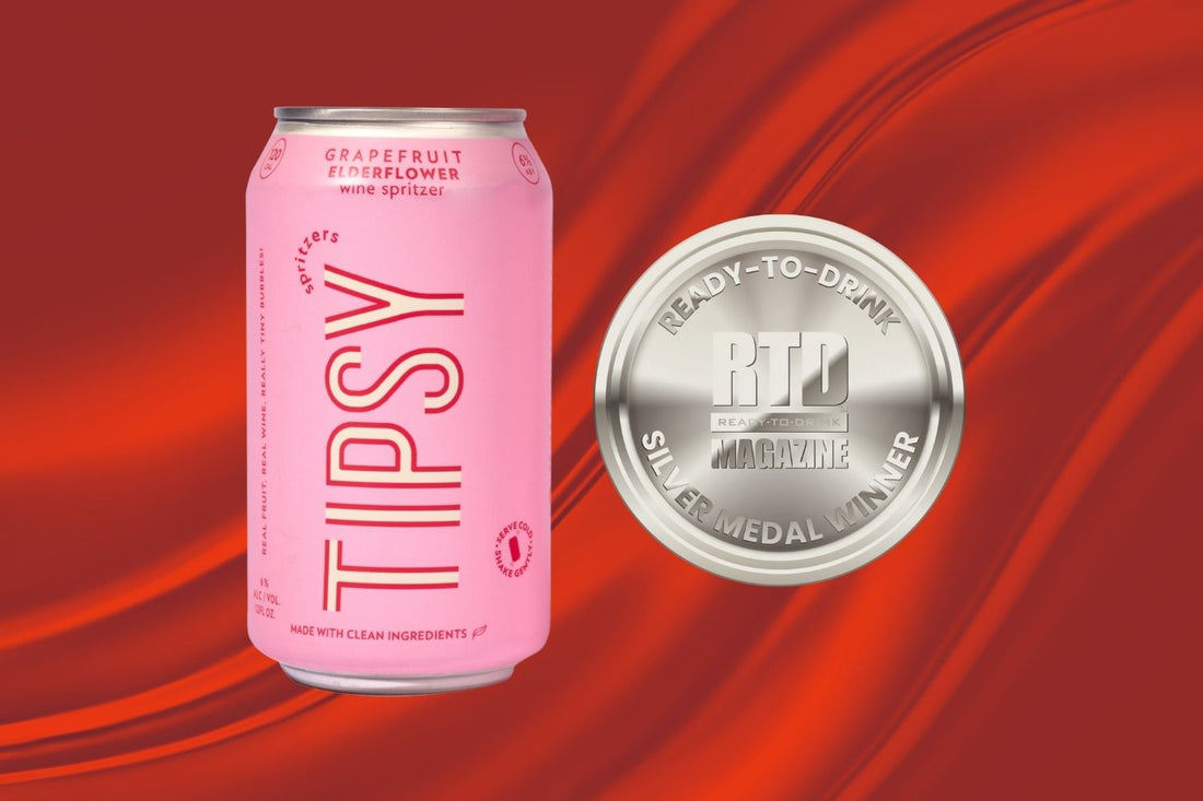 Tipsy Grapefruit Elderflower RTD Wine Spritzer