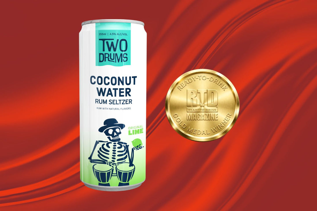 Two Drums Original Lime Spiked Coconut Water Rum Seltzer