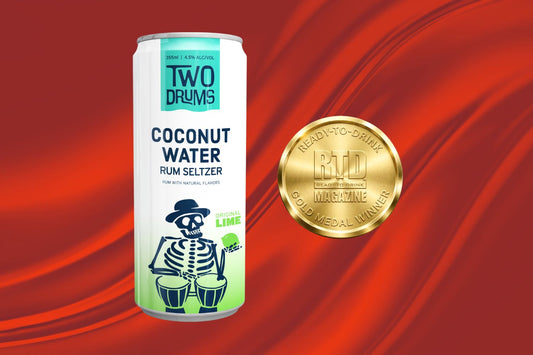 Two Drums Original Lime Spiked Coconut Water Rum Seltzer