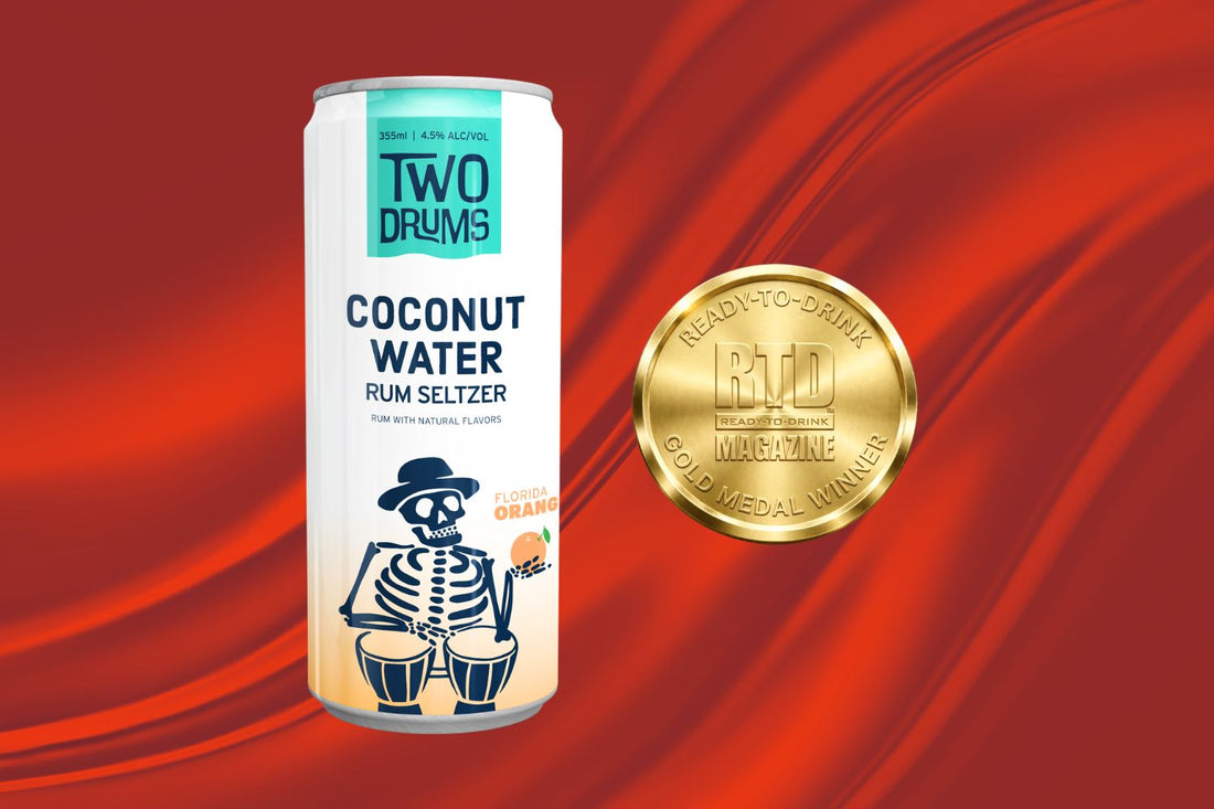 Two Drums Florida Orange Spiked Coconut Water Rum Seltzer