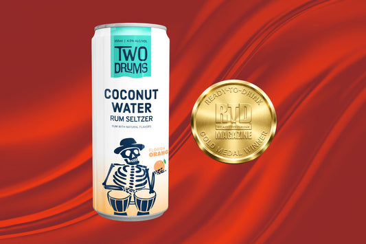 Two Drums Florida Orange Spiked Coconut Water Rum Seltzer