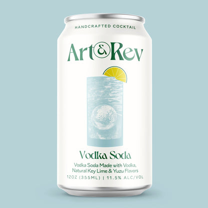 Art & Rev Vodka Soda Canned Cocktail