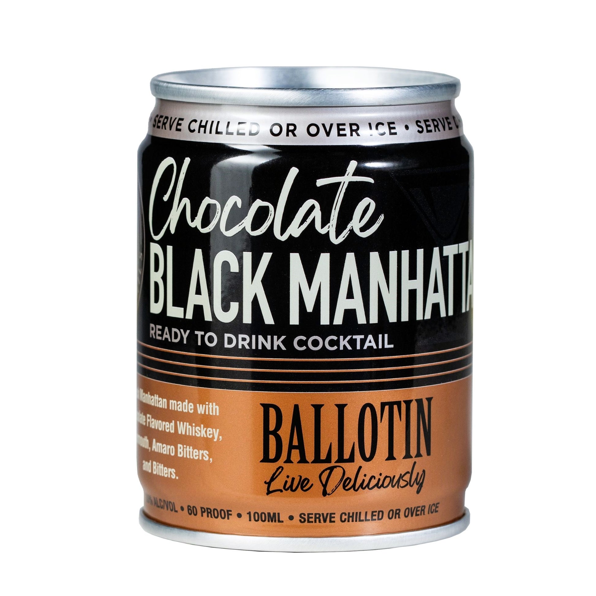 Ballotin Ready-To-Drink Chocolate Black Manhattan