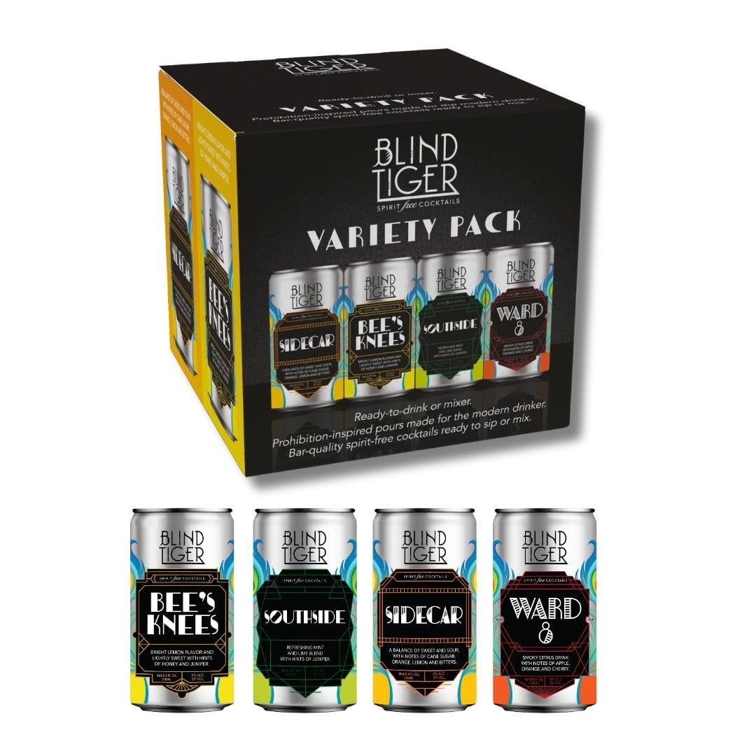 Blind Tiger Alcohol Free Cocktails Variety Pack