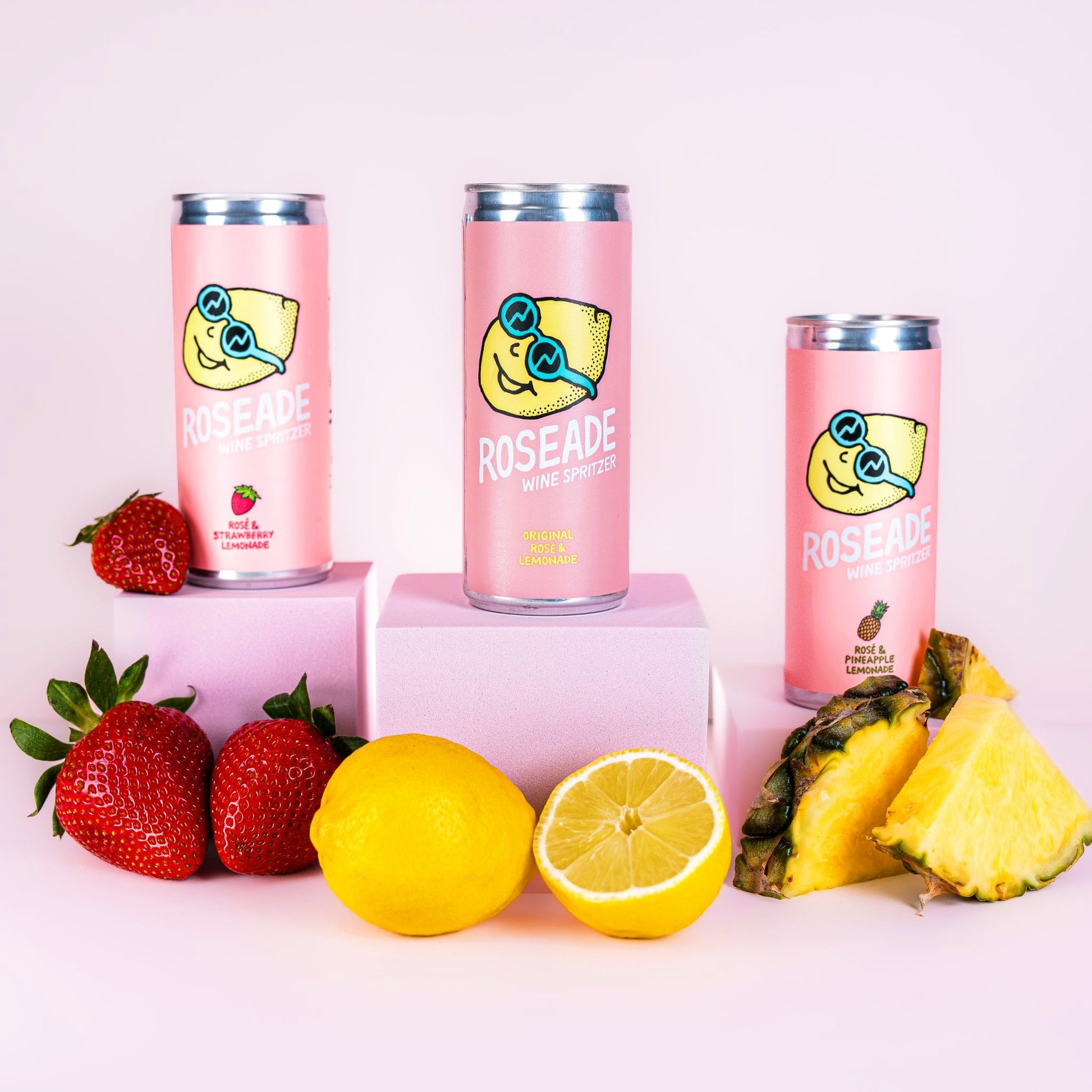 Roseade Lemonade Canned Wine Spritzers