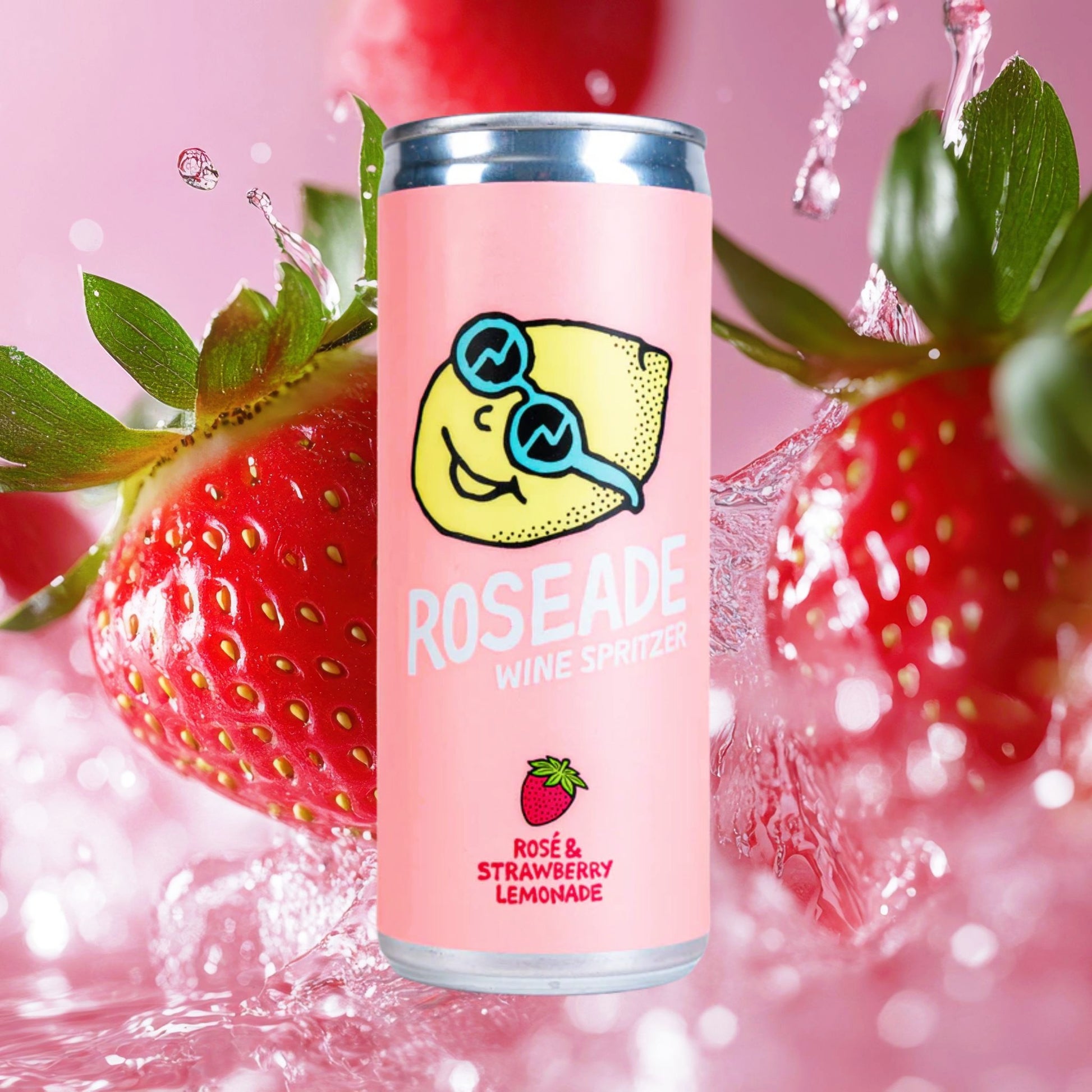 Roseade Strawberry Lemonade Canned Wine Spritzer