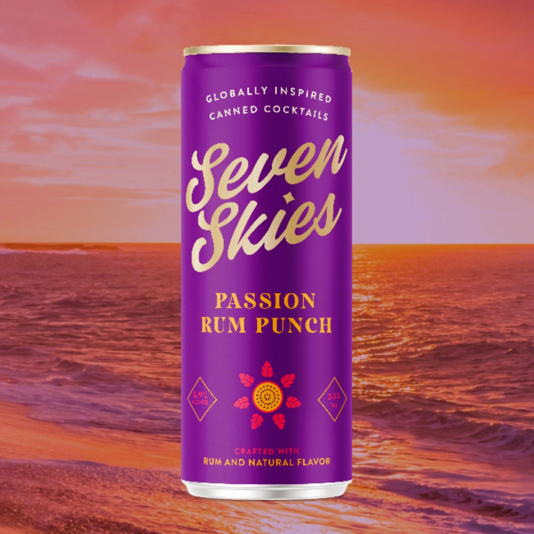 Seven Skies Ready-To-Drink Canned Cocktails