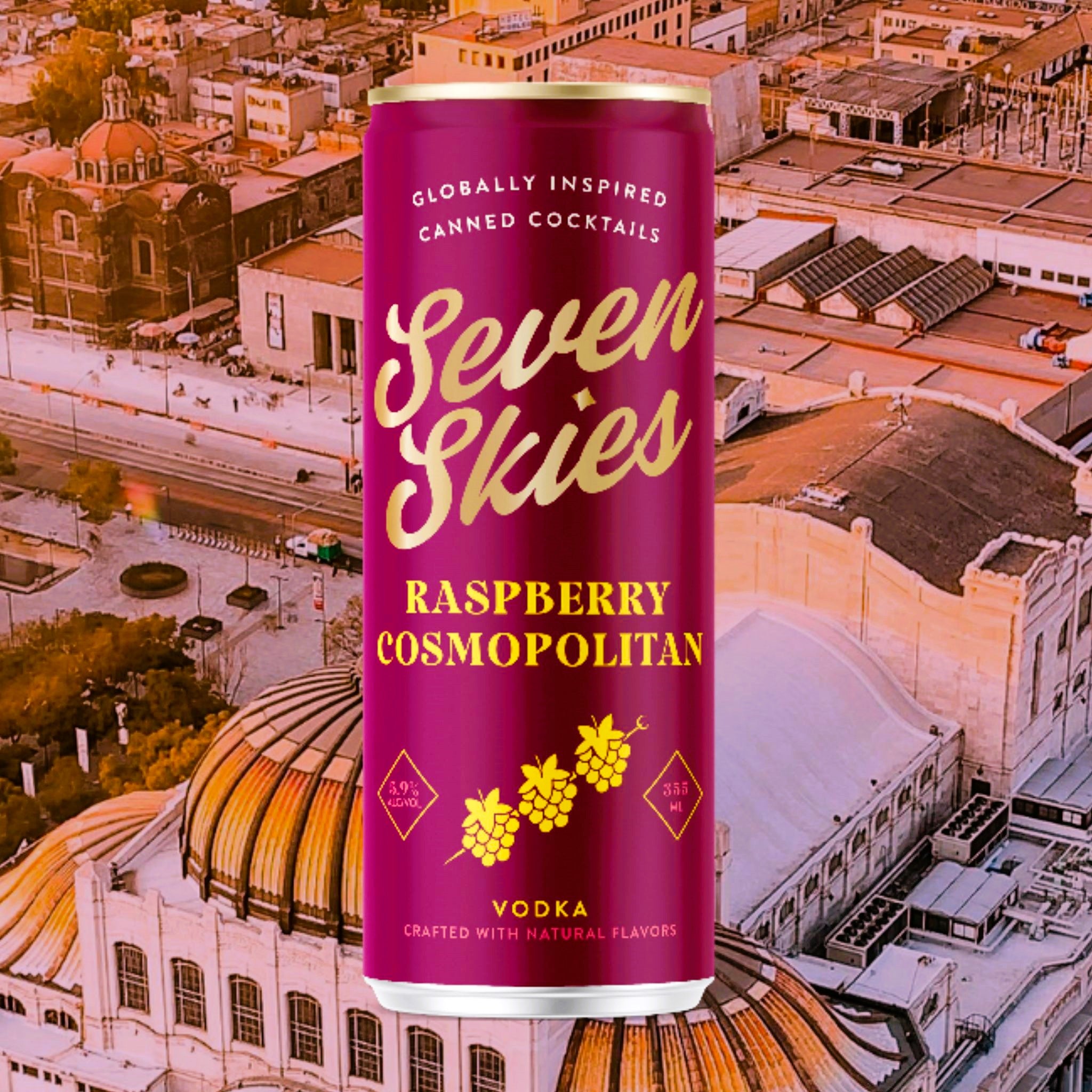 Seven Skies Ready-To-Drink Canned Cocktails