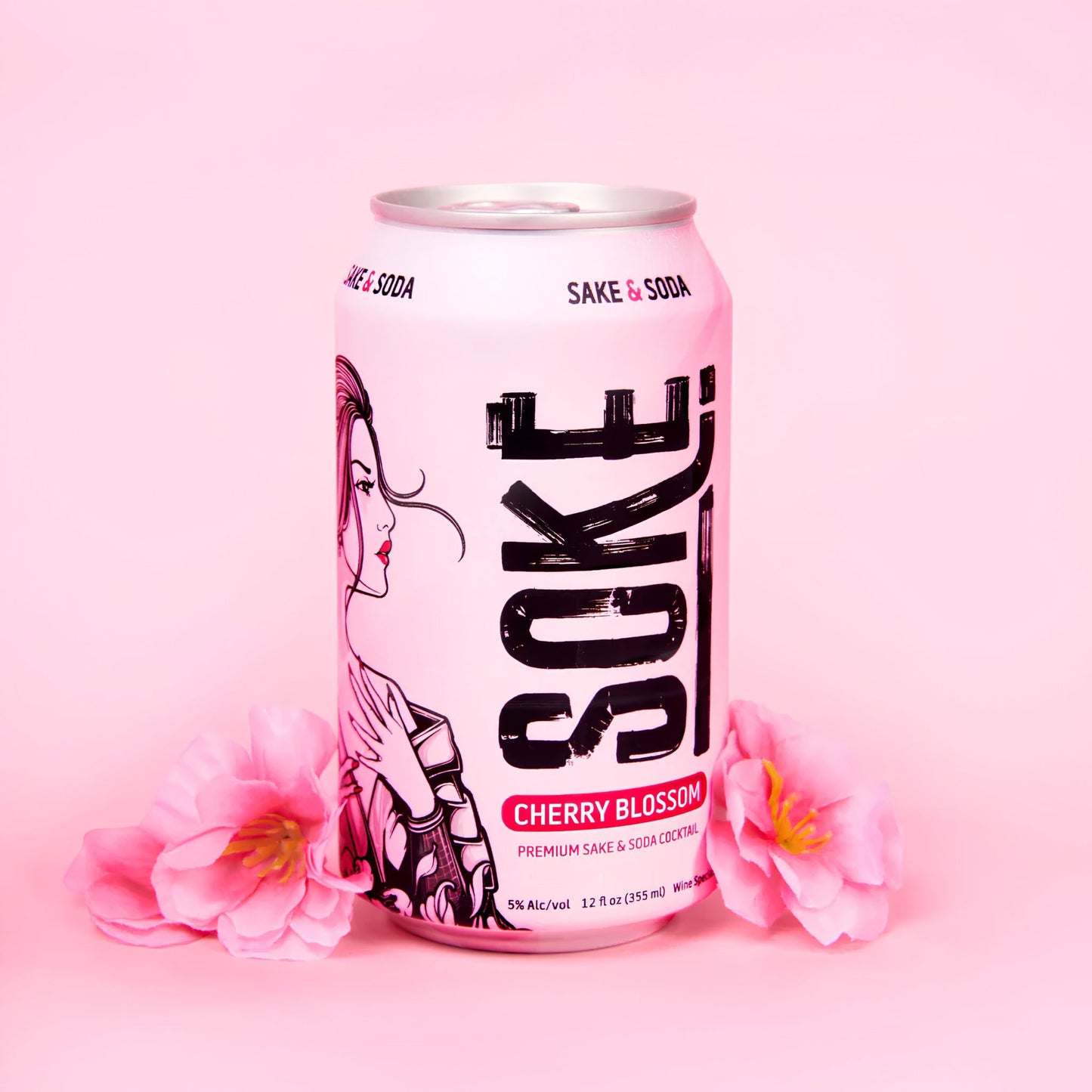 Soke Cherry Blossom Sake Soda