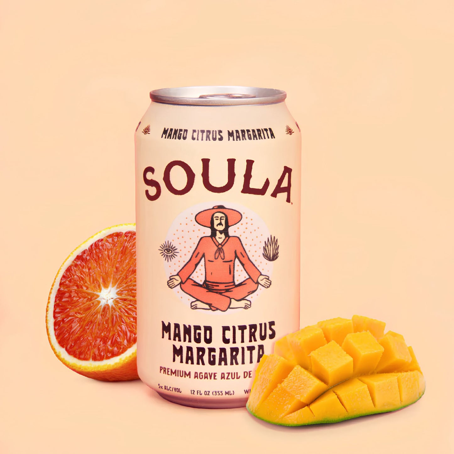 Soula Mango Citrus RTD Sparkling Margarita
