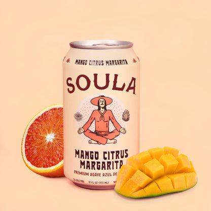 Soula Mango Citrus RTD Sparkling Margarita