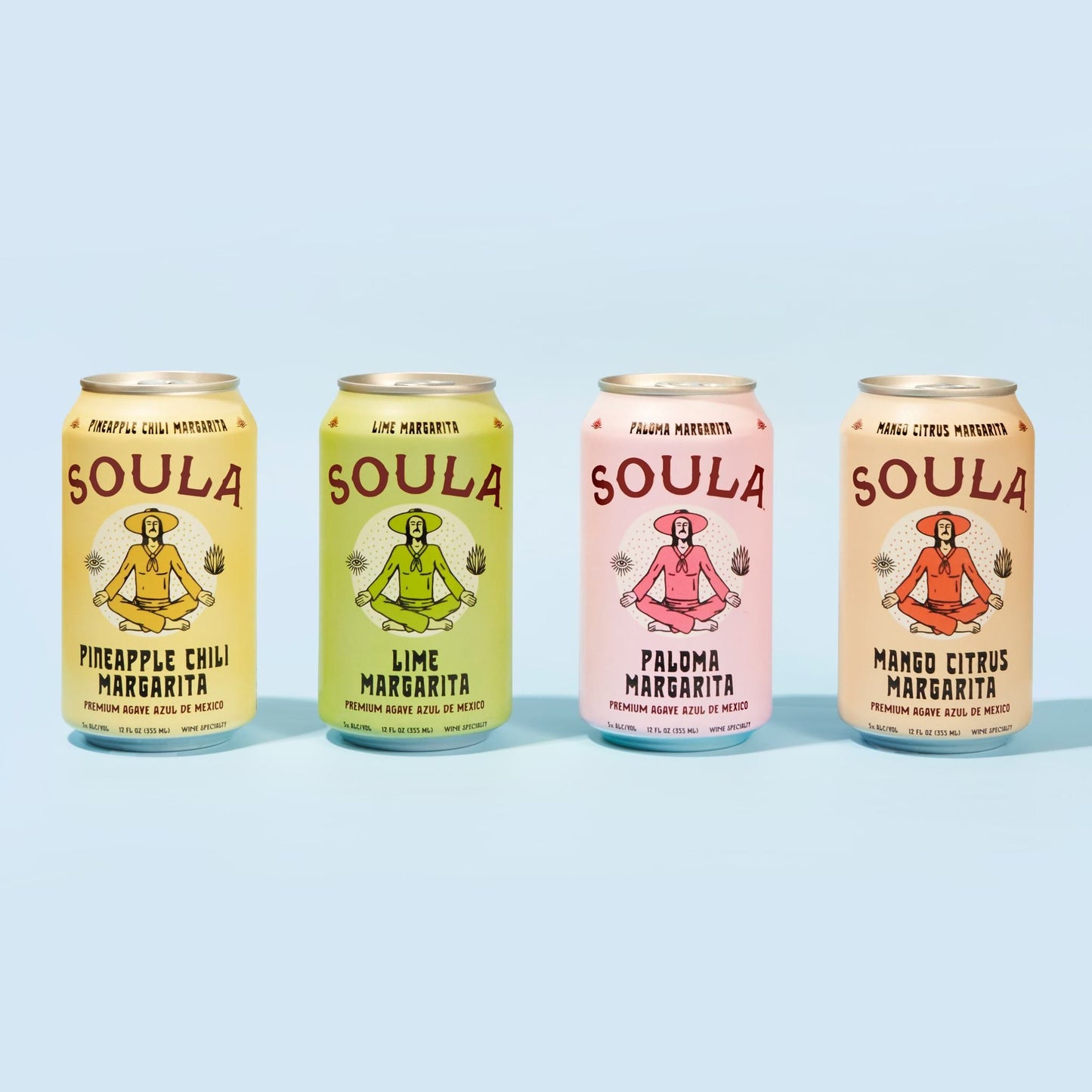 Soula Premium RTD Sparkling Margaritas